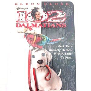 Walt Disney 102 Dalmatians VHS Clamshell Case New